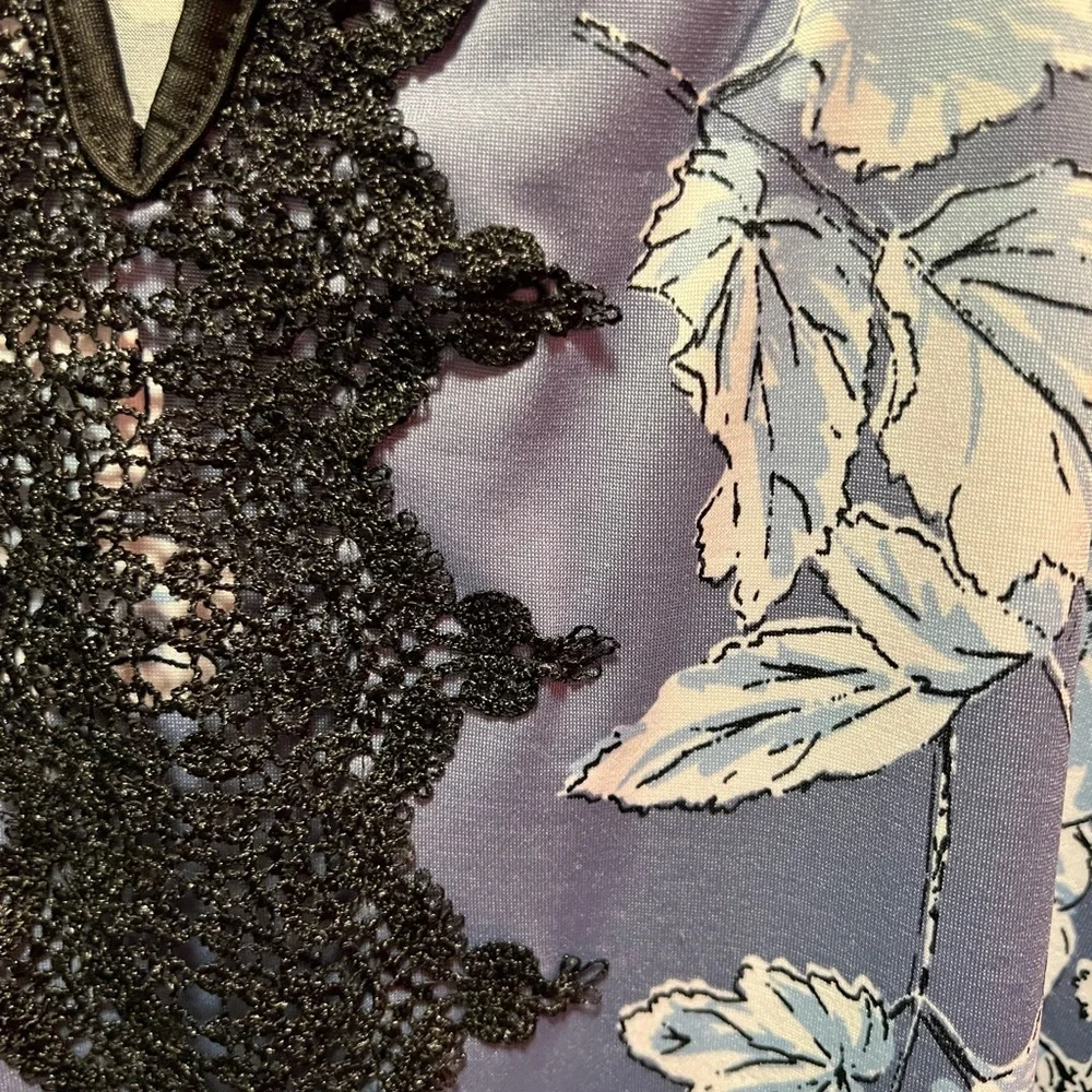 Maurices Blue Black Blouse - Picture 4 of 7